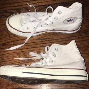 High top white Converse